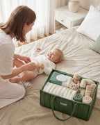 Blissful Diary Baby Diaper Caddy Organizer, Stylish Storage Basket - Image 6