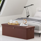 DocSafe Storage Ottoman Bench, Fireproof＆Waterproof Folding Bench - Image 2