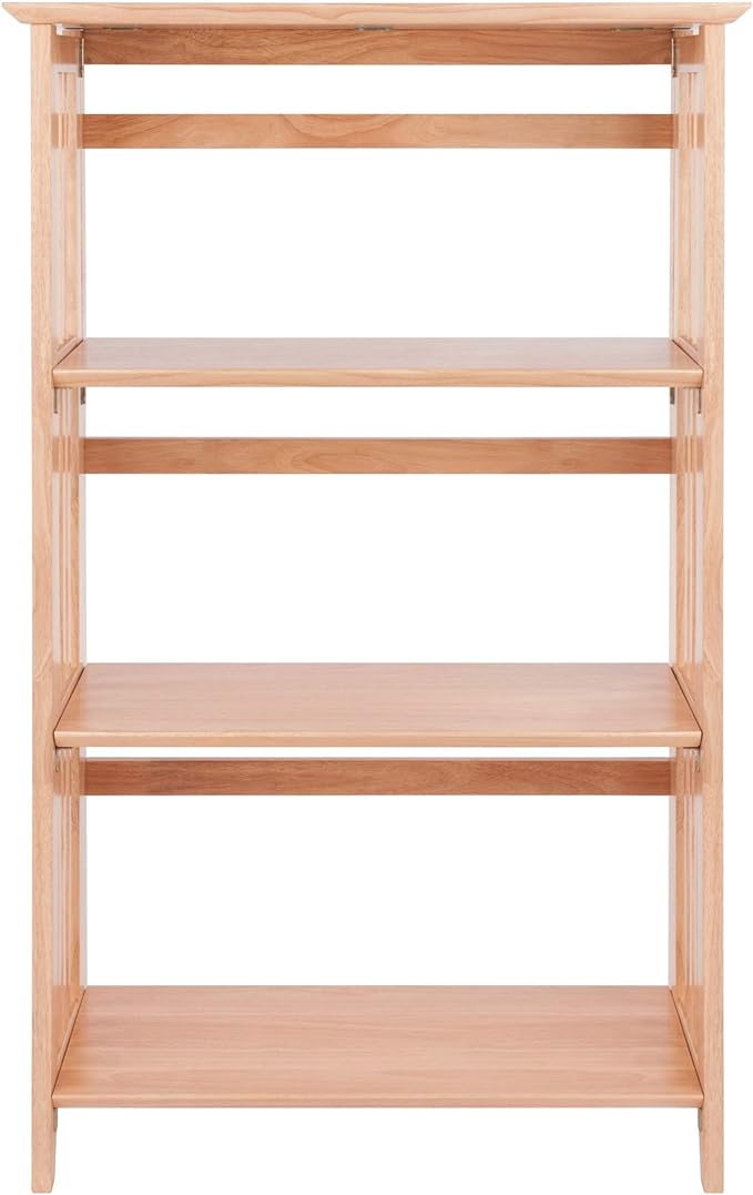 Winsome Mission Beech Wood 4-Tier Shelf - Image 4