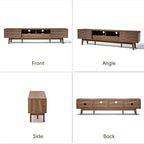 MU 70 Inch TV Stand for TVs up to 80 Inch, Mid Century Modern TV Console - Image 8