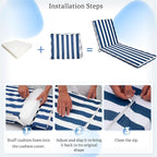 Chaise Lounge Cushions Outdoor - Image 6