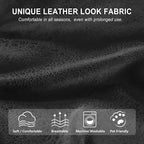 ANARACHON Leather Look Recliner Couch Cover, 8-Pieces Stretch Recliner Sofa - Image 5