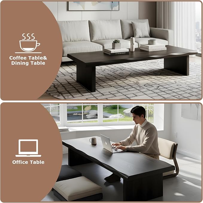 Wooden Japanese Floor Table, Floor Table - Image 4