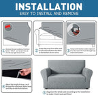 ZNSAYOTX 1 Piece Stretch Chair Cover - Image 4