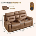 ANJ Power Reclining Loveseat Sofa - Image 2