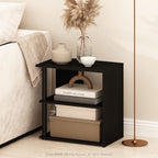 Furinno CAMNUS Side Table, 2-Tier Modern Metal Frame End Table - Image 2
