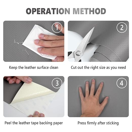 Leather Repair Patch, Breathable Perforated Self Adhesive Repair Patch - Image 5