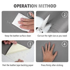 Leather Repair Patch, Breathable Perforated Self Adhesive Repair Patch - Image 5