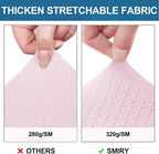 Smiry Waterproof Seat Covers for Dining Room Chairs Set of 4, Stretch Jacquard - Image 4