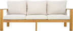 Christopher Knight Home Kayahs 3 Pieces Acacia Wood Furniture Set, Patio - Image 6
