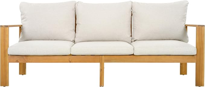 Christopher Knight Home Kayahs 3 Pieces Acacia Wood Furniture Set, Patio - Image 6
