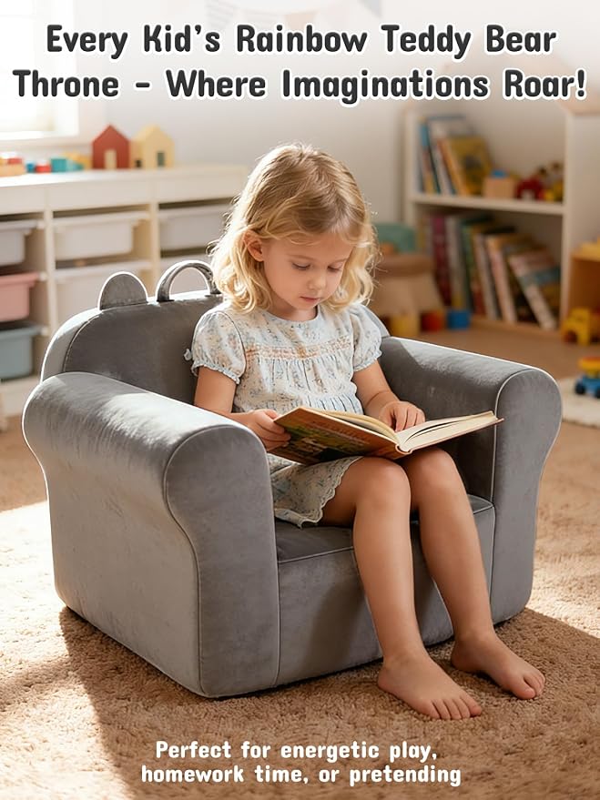 Kids Sofa Chair with Removable Washable Cover Kids Couch Toddler Chair Toddler - Image 4