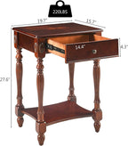 LEEMTORIG Solid Wood Side Table - Image 2