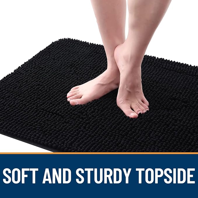 OLANLY Dog Door Mat for Muddy Paws 54x24, Super Absorbent Chenille Mud Mat | - Image 4