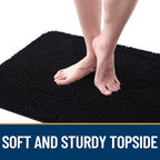 OLANLY Dog Door Mat for Muddy Paws 40x32, Super Absorbent Chenille Mud Mat | - Image 4