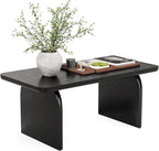 LITTLE TREE Farmhouse Coffee Table, 47 Inches Wooden Center Tables - Image 9