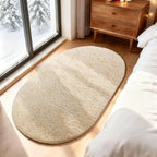 Ophanie 3x5 Oval Rug, Bedside Preppy Dorm Area Rug, College Essentials Non Slip - Image 5