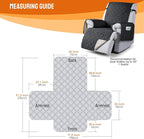VANSOFY 100% Waterproof Recliner Chair Covers, Recliner Cover Non-Slip Dog - Image 2
