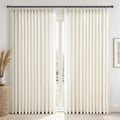 Topfinel 102 Inch Curtains 2 Panels Set, Two Packs Pinch Pleat Back Tab Linen by Topfinel