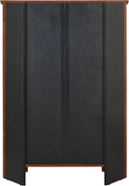 Leick Home 82263 Mission Mantel Height Corner Bookcase - Image 4