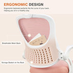 Sweetcrispy Office Computer Desk Chair, Ergonomic High-Back Mesh Rolling Work - Image 3