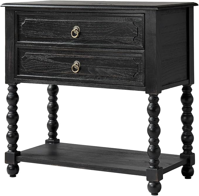 HULALA HOME Farmhouse Storage End Table - Image 8