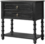 HULALA HOME Farmhouse Storage End Table - Image 8