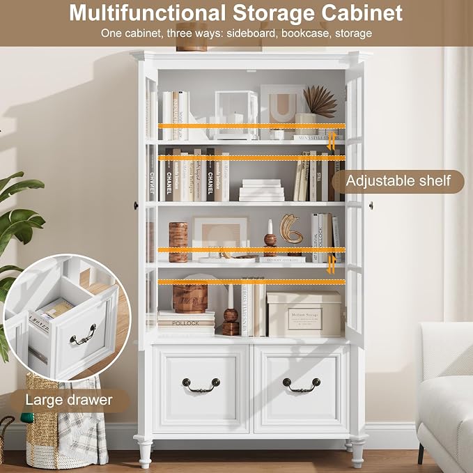 QUW 63" Tall Display Cabinet - Image 4