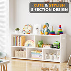 SpaceAid 5-Compartment Bookshelf, Montessori Bookcase - Image 4