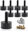 5/16 Rubber Adjustable Furniture Leveler，8 Pack Leveling Feet Screws in Threaded by DIYfurniturerepairtools