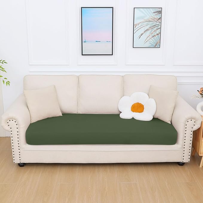 Milk Silk Couch Cushion Covers, Sofa Covers - Image 7