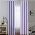Yakamok Room Darkening Curtains 52x84 inch Length Lilac-Living Room | 2 panels by Yakamok