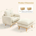 Vesgantti 38.5" Accent Chair - Image 2