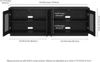 Henn&Hart TV Stand for TVs up to 78" - Image 3