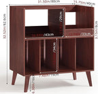 LELELINKY Large Record Player Stand, Turntable Stand - Image 2