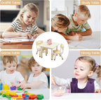 GAOMON Kids Table and 2 Chairs Set - Image 5
