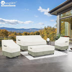Outdoor Swivel Rocker Chair Covers 2 Pack, 35 W x 37 D x 36 H inches, 100% - Image 8