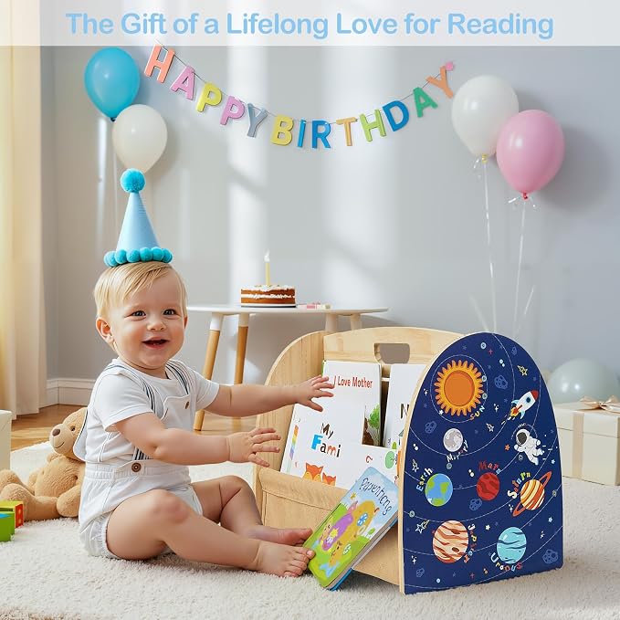 Toddler Bookshelf Double-Sided - Image 7
