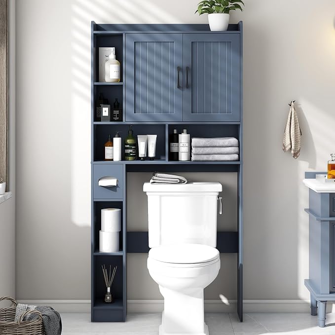 Vabches Over The Toilet Storage Cabinet, Farmhouse Storage Cabinet Over Toilet by Vabches