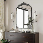 VooBang 24x36 inch Vintage Arched Bathroom Mirror - Image 8
