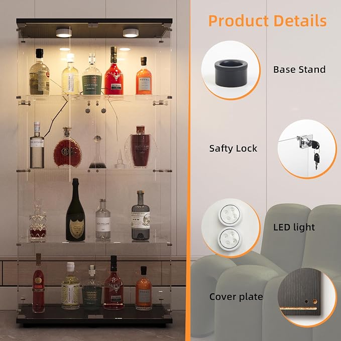 FANYUSHOW Glass Display Cabinet - Image 4