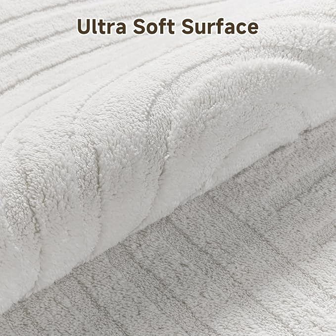 Pauwer 9x12 Area Rugs for Living Room, Modern Non Slip Washable Rug, Soft Fluffy - Image 3