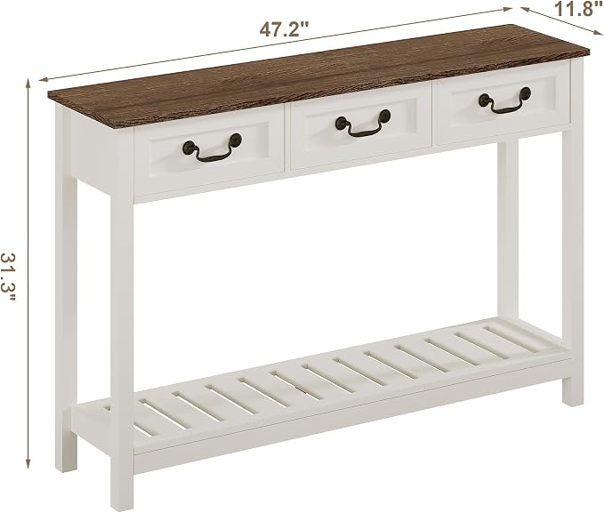 ChooChoo 47" Farmhouse Console Table - Image 2
