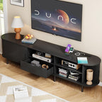 ONBRILL 86.6" TV Stand with Power Outlet - Image 3