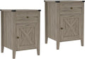 Betterhood Barnwood Rustic Farmhouse Nightstand, Side Table by Betterhood
