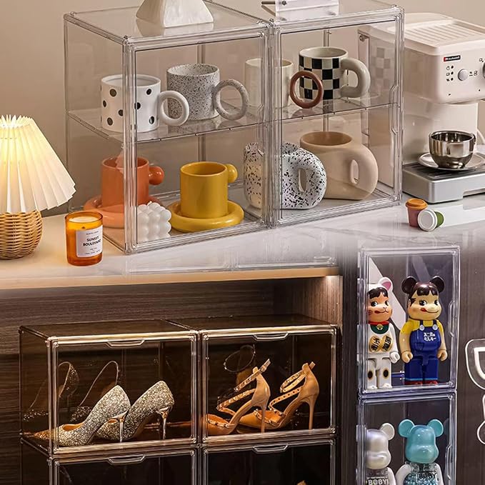 BOHOIDEE 4 Tiers Clear Acrylic Display Case - Image 4