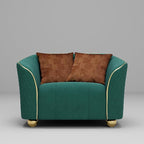 1-Piece Luxury Velvet Sofa Set for Living Room, Elegant Design Couch Set - Image 2