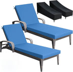 Patelai 2 Set Outdoor Chaise Lounge Cushions by Patelai