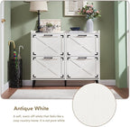 Barnyatoh Shoe Storage Cabinet, Farmhouse Shoe Organizer - Image 3