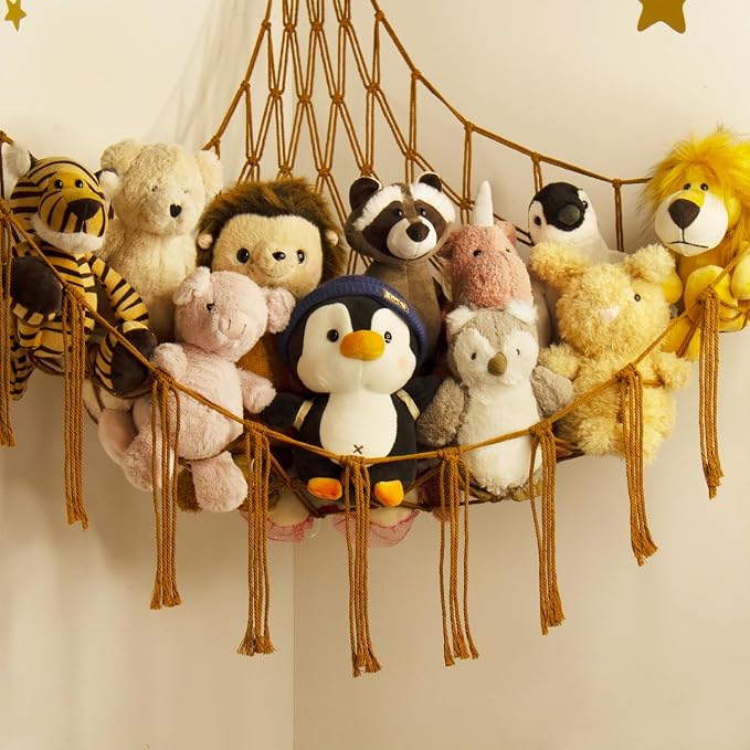 mirolam Stuffed Animal Hammock-Large Stuffed Animal Net - Image 2